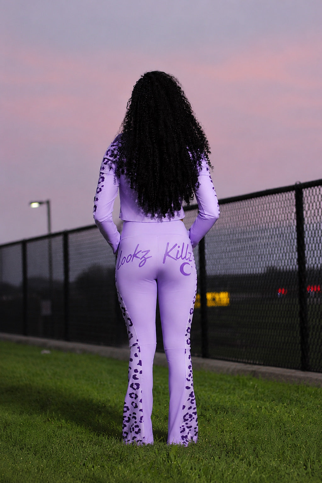 Leopard Purple Set