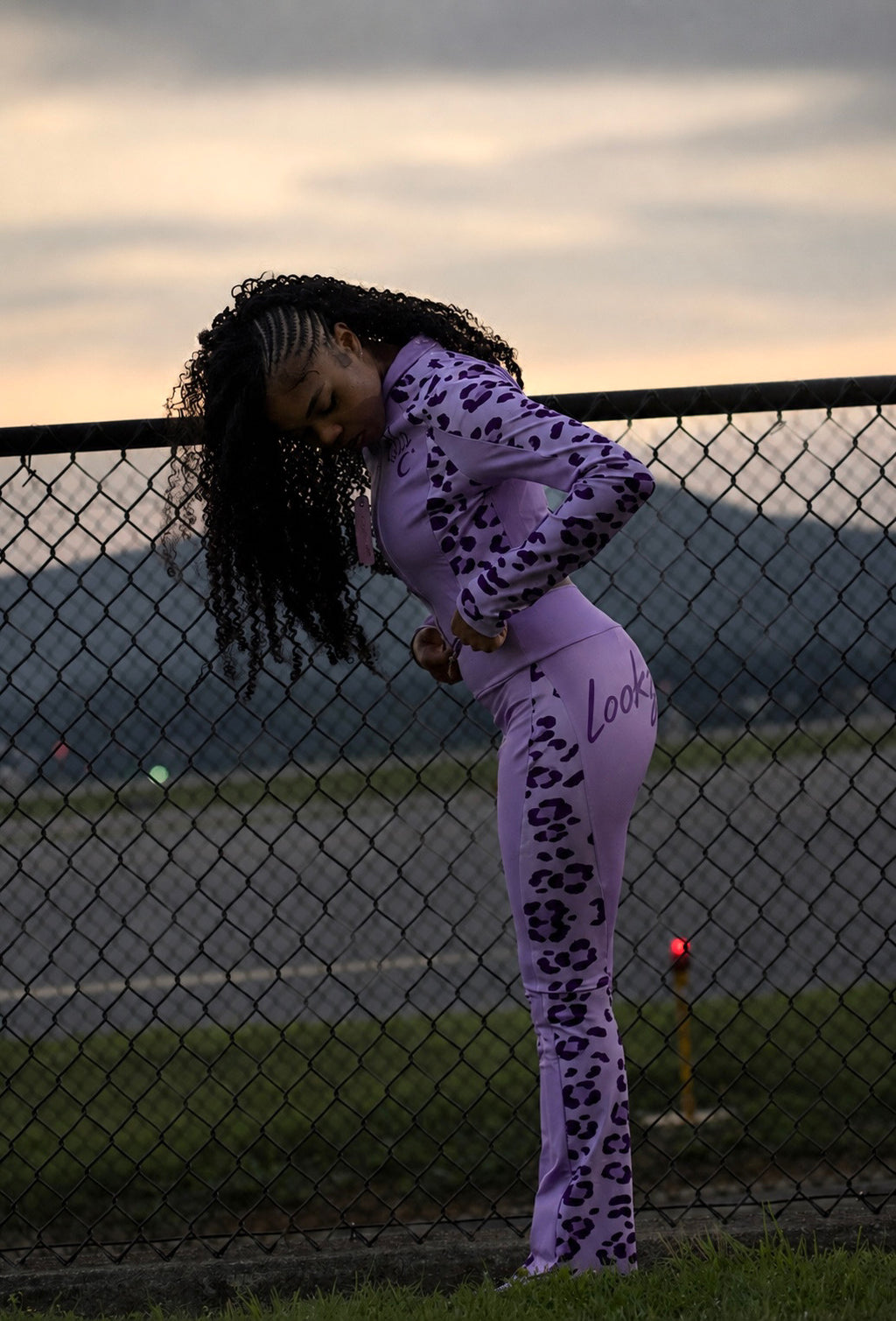 Leopard Purple Set