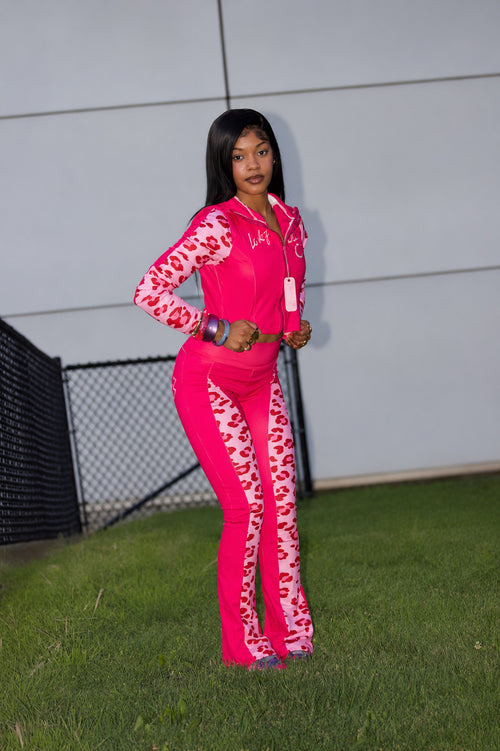 Leopard Pink Set