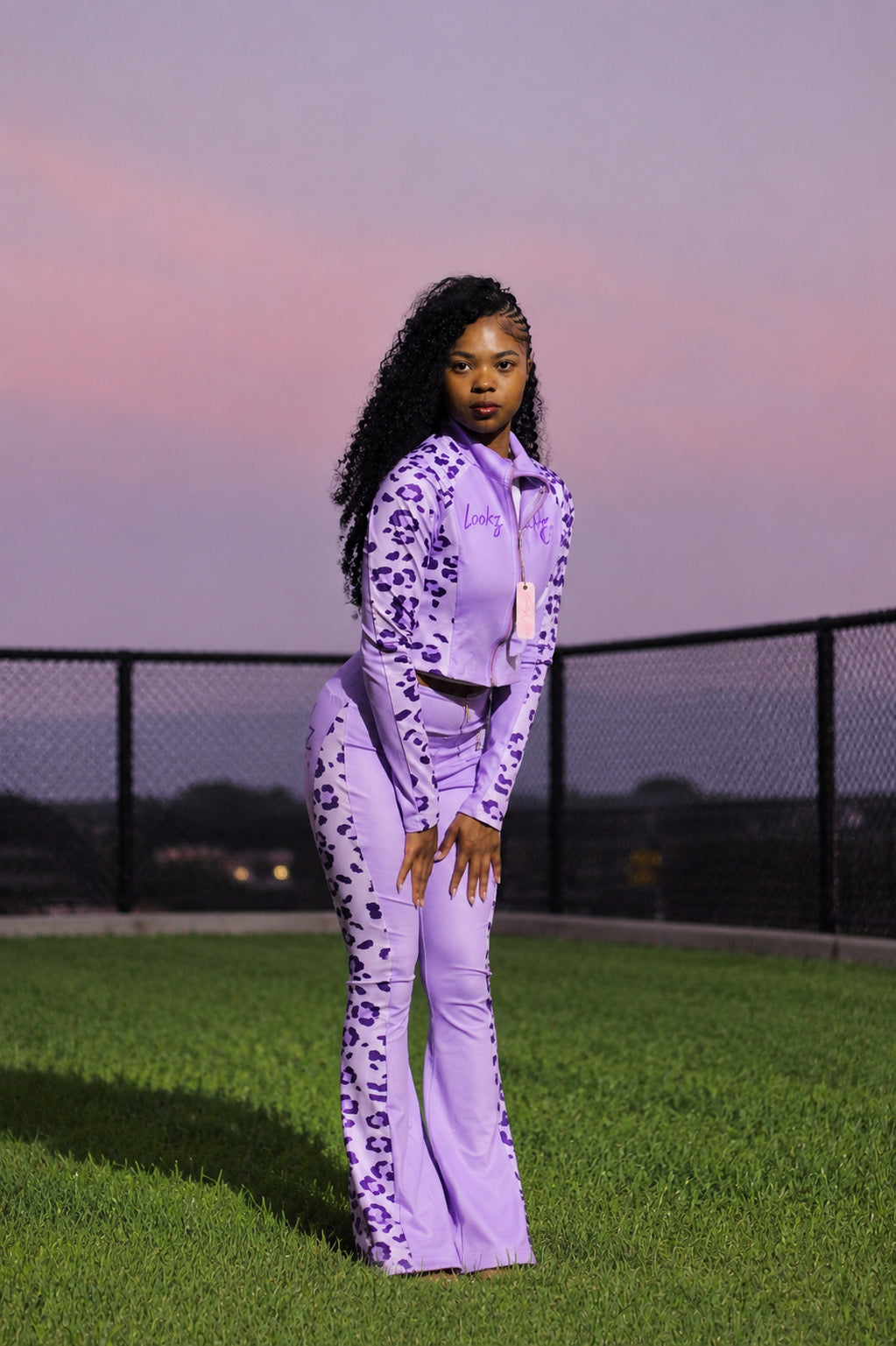 Leopard Purple Set